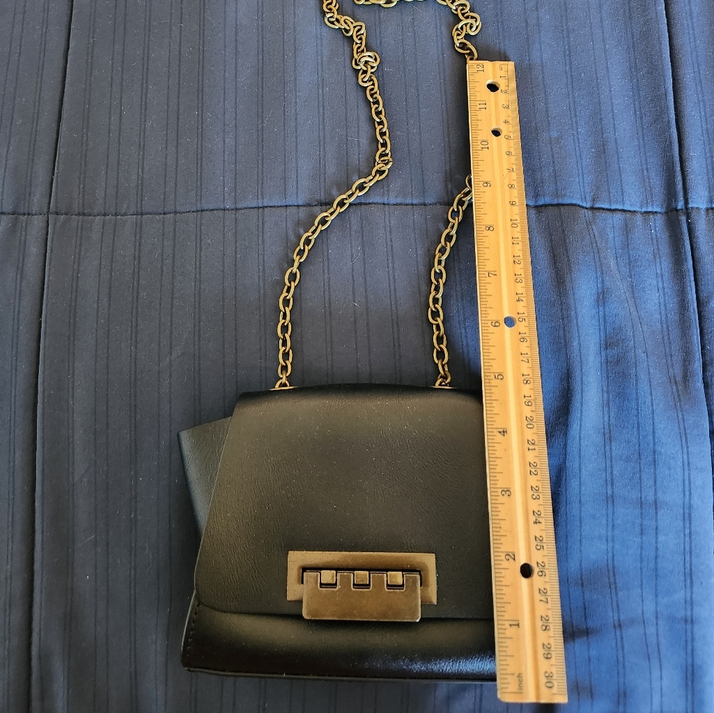 Zac Posen black mini crossbody bag